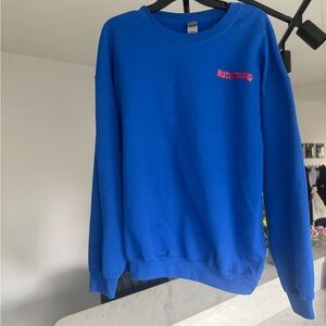 Blue Crewneck Sweater there ain’t no hood like motherhood size medium